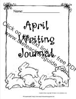 april writing journal
