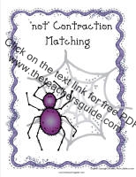 contractions with not worksheet
