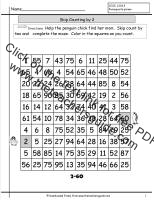 skip count by 2 maze worksheet