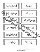 inflectional endings game