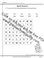 first grade wonders unit five week five printouts spelling wordsearch