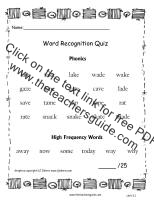first grade wonders unit three week one word quiz