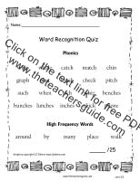first grade wonders unit two week five word quiz