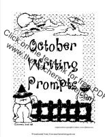 october writing prompts