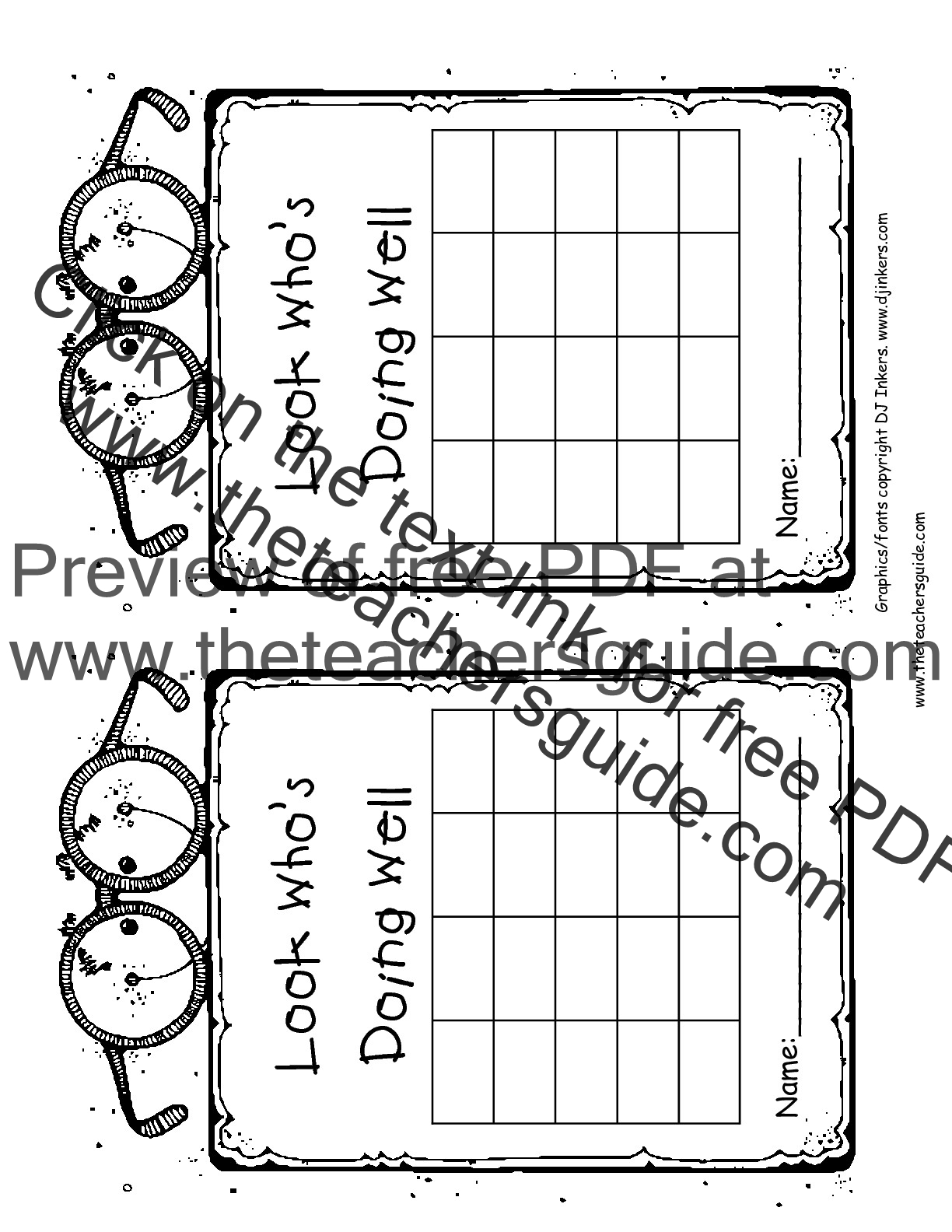 Reward and Incentive Chart