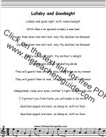 brahms lullaby lyrics printout