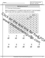 multiplication by 0 and 1 worksheet