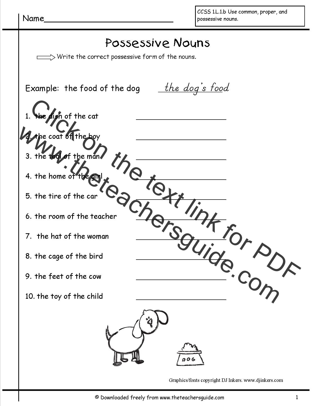 second-grade-possessive-nouns-worksheets