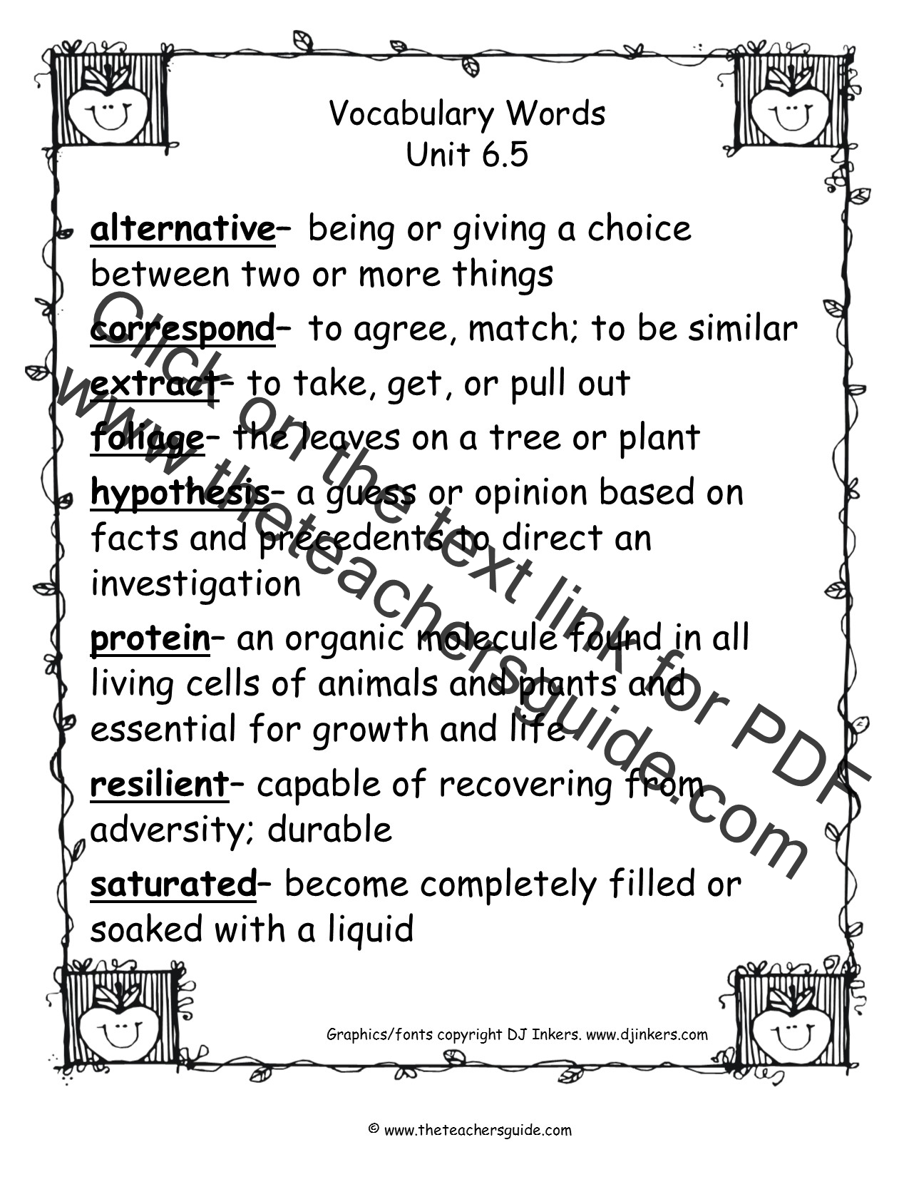 Unit 6, Week 3 Spelling Crossword - WordMint