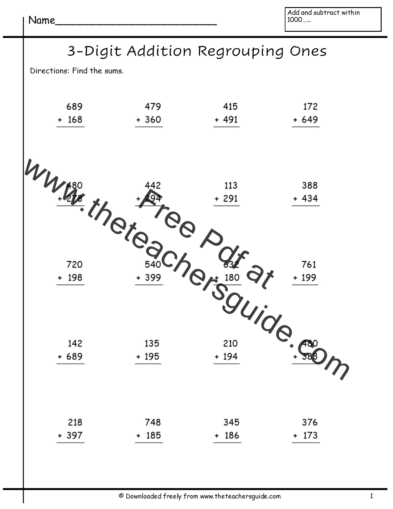 10-subtract-3-digit-numbers-with-regrouping-worksheets-coo-worksheets