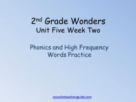 wonders unit five week two printout
