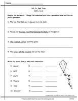 second grade wonders unit six week three printout skills test