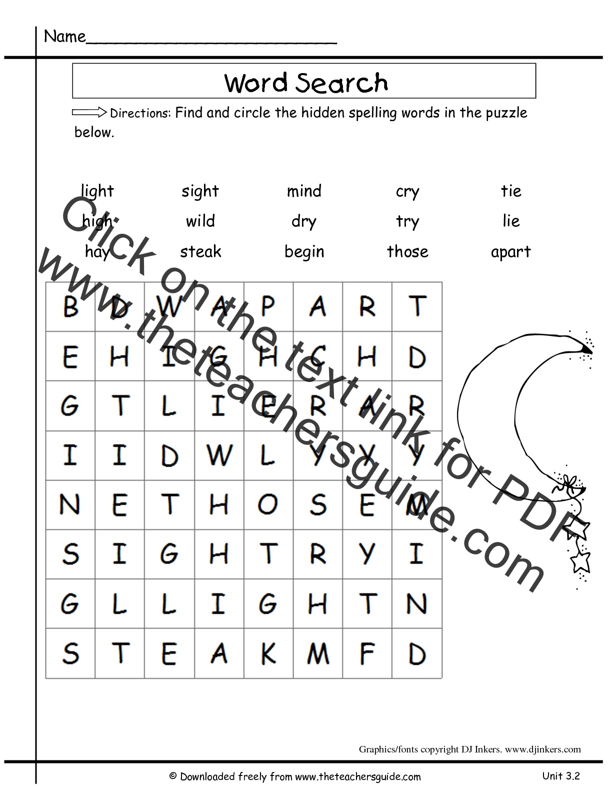 spelling  for spelling sight wordsearch 2nd words words activities word grade with wordsearch