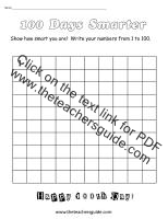 100th day of school worksheet