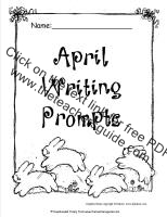 april writing prompts