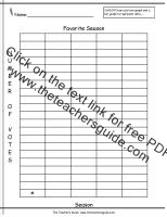 favorite season bar graph
