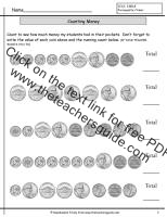 counting coins worksheet