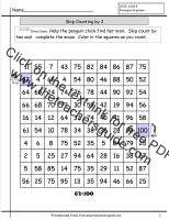 skip count by 2 maze