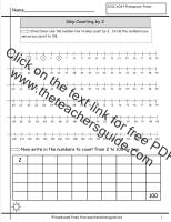skip counting by 2 numberline