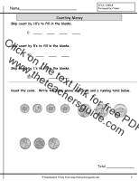 counting coins worksheet