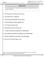 grammar worksheets