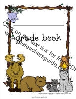 moose theme grade book