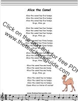 alice the camel printout
