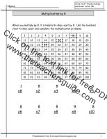 multiplication by 0 and 1 worksheet