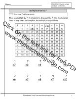 multiplication worksheet