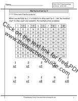 multiplication worksheet