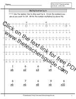 multiplication worksheet