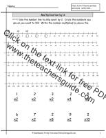 multiplication worksheet
