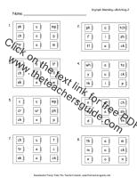 phonics worksheet