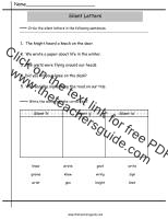 silent letter worksheets