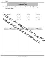 phonics worksheet