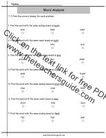 phonics worksheet