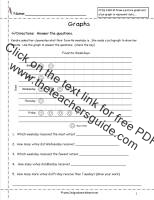 favorite weekday bar graph worksheet