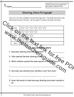 shooting stars pictograph worksheet
