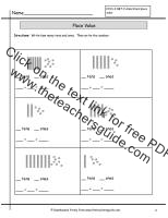 place value worksheet