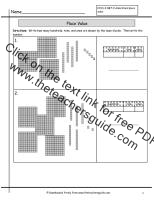 place value worksheet