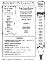 third grade wonders unit five week four weekly outline