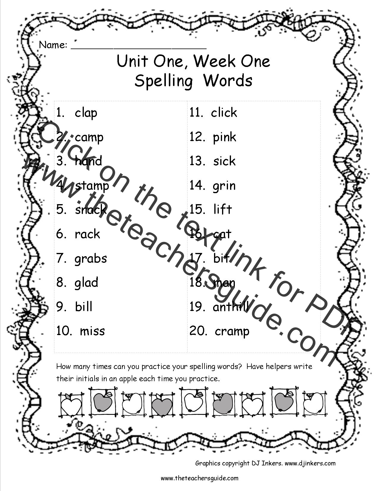Wonders Third Grade Unit One Week One Printouts