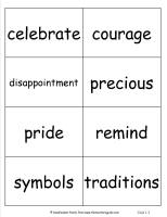 mcgraw hill wonders third grade vocabulary words cards