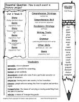 mcgrawhill wonders third grade unit three week five weekly outline