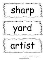 mcgrawhill wonders third grade unit three week two spelling words cards