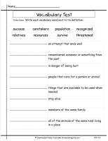 mcgrawhill wonders third grade unit two week four vocabulary match