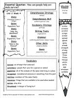 mcgrawhill wonders third grade unit two week four weekly outline