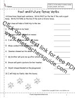 past and future tense verbs worksheet
