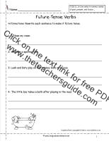 future tense verbs worksheet