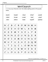 wonders unit five week one printout wordsearch